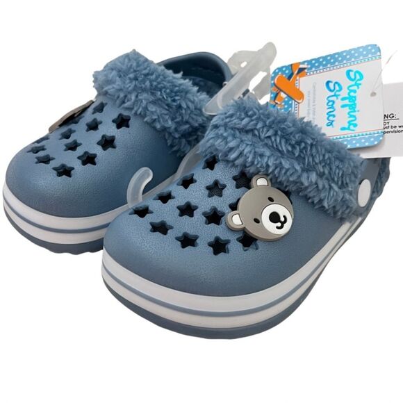 Stepping Stones Other - Stepping Stones Toddler Clogs with Faux Fur- 6